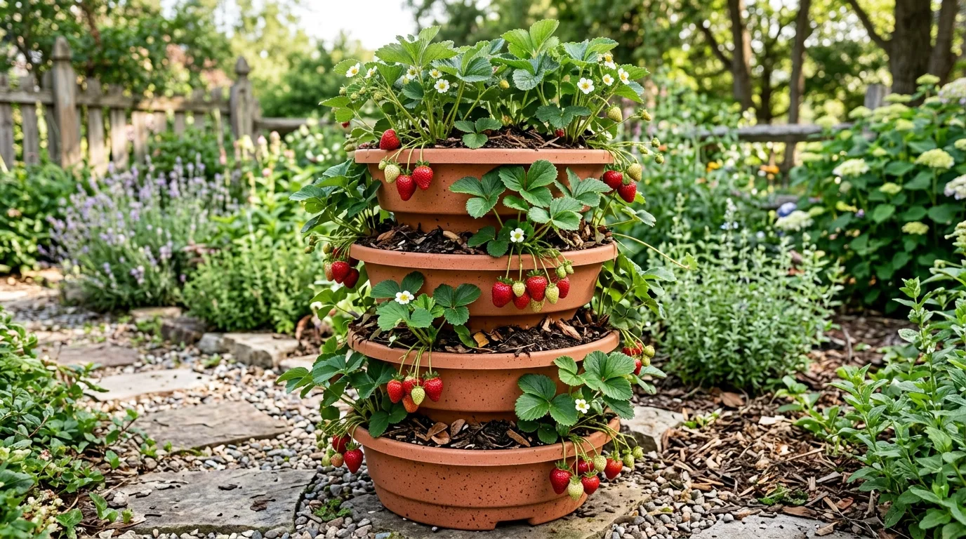10 Strawberry Planter Ideas for Small and Creative Spaces
